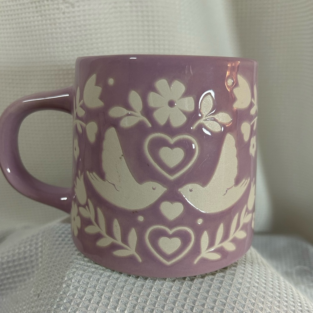 All Hearts 💕 day by Table Top unlimited lilac and white doves and flowers